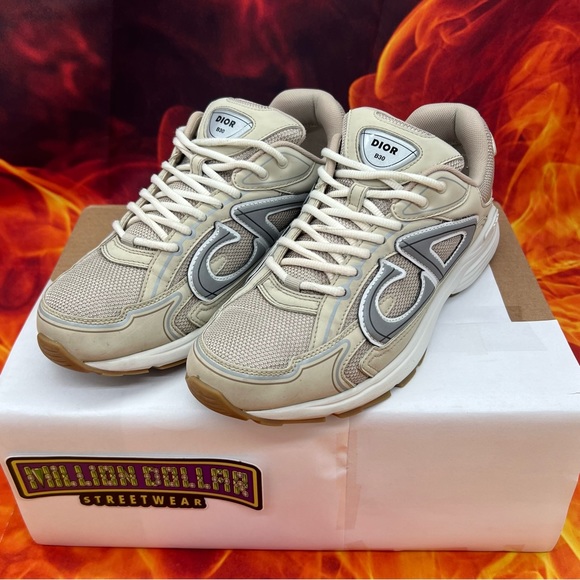 Dior b30 reflective sneaker ‘cream’ Sz- 9M/42EU - Picture 7 of 11